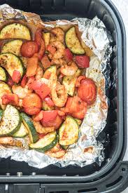 Use a fork or knife to puncture through packet and check if potatoes are tender. Shrimp Foil Packets With Zucchini Campfire Bbq Air Fryer Instant Pot Recipes From A Pantry