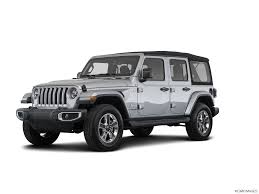 New 2020 Jeep Wrangler Unlimited Sahara Prices Kelley Blue Book