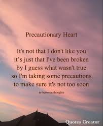 Precautionary Heart A Poem Thoughts Quotes Poems I Dont Like You