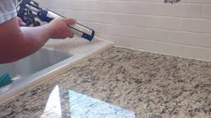 how to install silicone caulk around