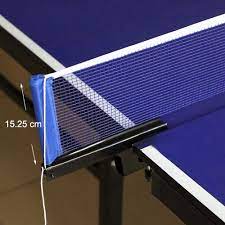 The net assembly shall consist of the net, its suspension and the supporting posts, including the clamps attaching them to the table. Learn The Dimensions Of A Fullsize Table Tennis Table