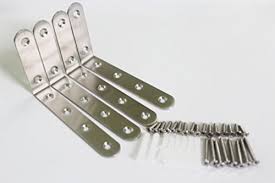 Thought we would be unable to use them but these solid angle brackets will easily hold them up there and the birds have appreciated using them within days of. Home Improvement 4 Pcs Stainless Steel Heavy Duty L Corner Brace Joint Angle Bracket Shelf New Building Hardware