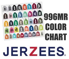 jerzees 996mr color chart jerzees 996mr unisex hoodie sweatshirt color chart hooded sweatshirt chart