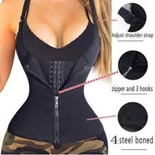 Cinta Ajustavel Modeladora Redutora Colete Com Ziper E Alcas Tamanho Impot Capas Magazine Jogocert Exercicio Para Cintura Roupas Da Moda Feminina Shapewear