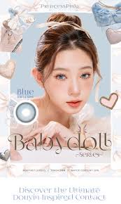 Princess Pinky Babydoll Blue Contact Lenses for Cosplay, Halloween &  Costume