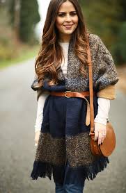 Wardrobe Hack Blanket Scarf To A Poncho Dress Cori Lynn How To Wear A Blanket Scarf Fashion Chiffon Fashion