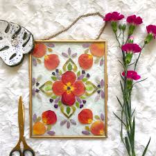 See more ideas about picture frame crafts, frame crafts, crafts. Diy Pressed Flower Art In A Floating Frame Anna Grunduls Design