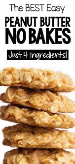 It only takes 7 ingredients to make these peanut butter no bake cookies rich, chocolatey, and addictive. Peanut Butter No Bake Cookies Just 4 Ingredients