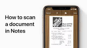 How To Scan Documents On Your Iphone With The Notes App Apple Support Youtube