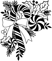 Christmas Clip Art Black And White 65 Cliparts