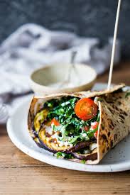 Middle Eastern Eggplant Wrap Feasting At Home Recipe Food Recipes Vegetarian Recipes