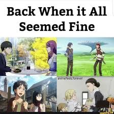 Jan 25, 2008 · links to external articles/images with spoilers should have the spoiler flair as well as the name of the show. Anime Meme Aot Cursed Images Novocom Top