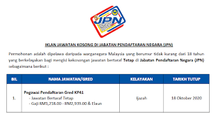 Staff jkkm october 10, 2018. Jawatan Kosong Di Jabatan Perikanan Malaysia