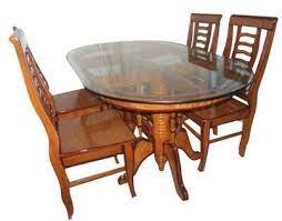 However, when buying a table, ensure that your tabletop is sealed so moisture and liquid does not damage the precious wood. Teak Wood Dining Table Sets Wooden Dining Set Wooden Dining Room Set à¤²à¤à¤¡ à¤ à¤¡ à¤à¤¨ à¤ à¤® à¤ à¤ à¤¸ à¤ à¤µ à¤¡à¤¨ à¤¡ à¤à¤¨ à¤ à¤ à¤¬à¤² à¤¸ à¤ In Santragachi Howrah Rupam Interiors Id 13122657091