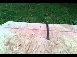 Clear and level out a flat space large enough for the regulation size horseshoe pit with stakes 40 feet apart. Horse Shoe Pit Temporary Cover Youtube