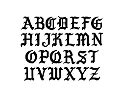 Nemek Gothic Font Gothic Fonts Tattoo Fonts Alphabet Lettering Fonts