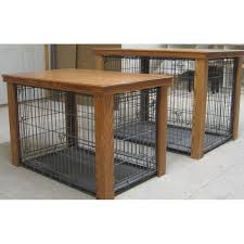 Wooden Table Dog Crate Cover Diy Dog Crate Dog Crate Table Wooden Dog Crate