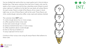 We did not find results for: Ice Cream Conundrum 2 Of 3 Intermediate Puzzles