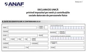 In ce conditii se depune de catre contribuabil? Noua Declaratie Unica Pe 2019 Vezi Cum Va Arata Noul Formular Valabila In 2019