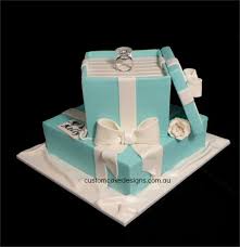 Your engagement ring should be a reflection of your personal style. Engagement Tiffany Ring Box Cake Cake By Custom Cake Cakesdecor