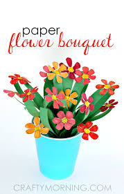 Pull the layers of toilet paper apart and rearrange them creatively to form your flower petals. 3d Paper Flower Bouquet Craft For Kids Crafty Morning