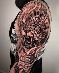 Fierce Tiger Tattoo On The Arm Done By Cristianogalvan In Texas Www Otziapp Com Tattoo Sleeve Designs Lion Shoulder Tattoo Tattoo Designs Men