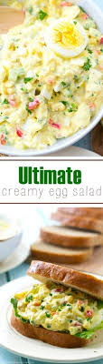 Ultimate Creamy Egg Salad Recipe Healthy Recipes Delicious Salads Recipes