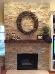 Interior Stone Trends Stacked Stone Fireplaces Fireplace Update Fireplace