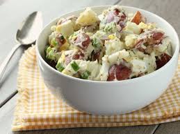 Pour over potatoes and mix in well. Red Hot Blue Potato Salad The Original Recipe Food Com Recipe Potatoe Salad Recipe Red Potato Salad Recipes