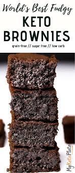World S Best Fudgy Keto Brownies Recipe 1g Carb Each Recipe Keto Brownies Sugar Free Brownies Brownie Recipes