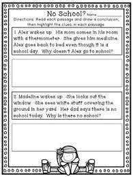 Drawing Conclusions Flipchart Worksheets And Anchor Chart Drawing Conclusions Anchor Charts First Grade Reading