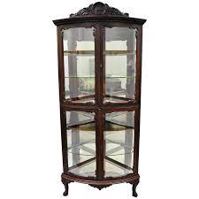 Our living room furniture category offers a great selection of curio cabinets and more. Antique Mahogany Victorian Bow Front Glass Corner Curio Cabinet Display Vitrine For Sale At 1stdibs