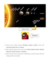 Tetapi dengan penemuan dua puluh bulan baharu di dalam orbit zuhal, ia kini mempunyai 82 bulan kesemuanya, tiga lebih banyak berbanding musytari. Sistem Suria Terdiri Daripada Matahari Flip Ebook Pages 1 2 Anyflip Anyflip