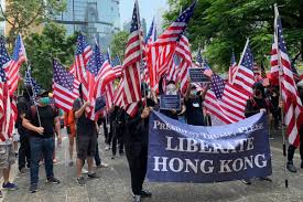 Image result for hong kong us flag