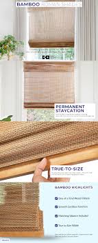 Find great deals on ebay for woven shades. Chicology Premium True To Size Brown Acorn Cordless Light Filtering Natural Woven Bamboo Roman Shade 47 In W X 64 In L Bra4764 The Home Depot In 2021 Bamboo Roman Shades Roman Shades