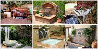 If you want to decorate your outdoor wall next to your garden, you can alwyas decide on such a lovely composition, like this. Myhouseplanshop 14 Outdoor Garden Wall Fountains Design Ideas To Inspire You