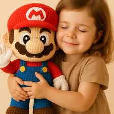 Crochet mario outfit