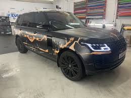 Range Rover Vogue Marble Design Car Wrap Car Wrap Car Wrap Design Paint Protection