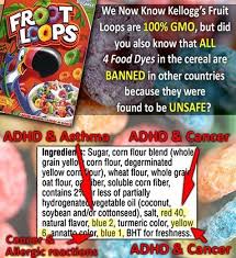 Toss Your Fruit Loops Oh Man Food Dye Toxic Foods Food