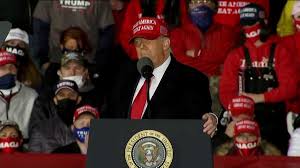 Trump is staging a campaign rally in a battleground state in the rust belt a day after biden took him to task for his economic stewardship during a stop in michigan. President Donald Trump Speaks To Janesville Crowd For More Than 90 Minutes