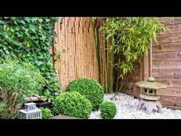 Bamboo fencing is available in either rolls or panels. Asian Bamboo Garden Design Idea Youtube