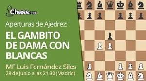 Y por las pastillas tranquilizantes que los niños reciben. Aperturas De Ajedrez El Gambito De Dama Con Blancas Youtube