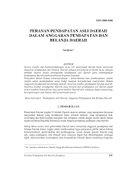Check spelling or type a new query. Pdf Peranan Pendapatan Asli Daerah Dalam Anggaran Pendapatan Dan Belanja Daerah