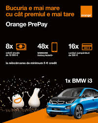 Extra Bonus De Internet Premii In Bani È™i Un Bmw I3 Sunt Oferite Intr O TombolÄƒ SpecialÄƒ ClienÈ›ilor Orange Prepay