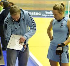 Coach Steve Bayer makes his point at the time out