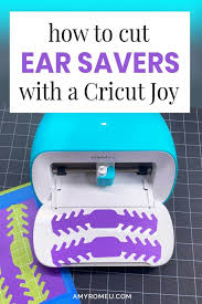 You said yesterday this was the latest snapshot, so what's stopping the water from water locking the rails? How To Cut Ear Savers With The Cricut Joy Amy Romeu