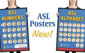 For the letter z, you will make a number 1 handshape and trace the letter z into . New Asl Alphabet And Numbers Posters From Asdc American Society For Deaf Children