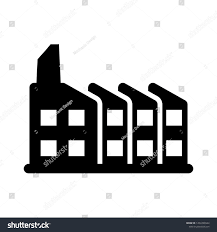 Industrial Icon Vector Industry Sign Symbol Industrial Illustration Isolated Silhouette Refinery Sponsored Sponsore Symbols Drawing Fist Vector Drawing