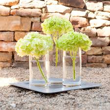 Lush Hydrangea Centerpiece Trio