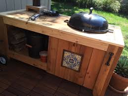 Weber Grill Table Outdoor Kitchen Grill Table Backyard Grilling